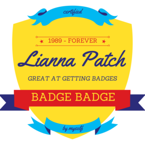 Lianna Patch Certified Badge Getter